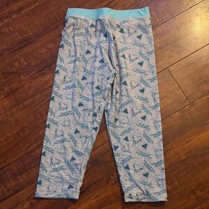 Disney Dinosaur Print Pajama Bottoms - Light Blue and Gray